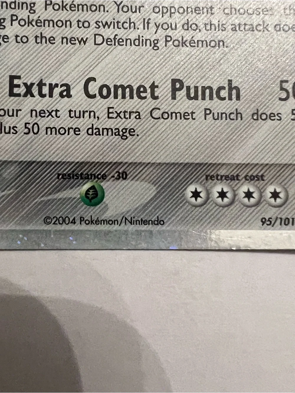 2004 Ultra Rare Metagross Ex Holo 95/101 Hidden Legends Pokémon Card